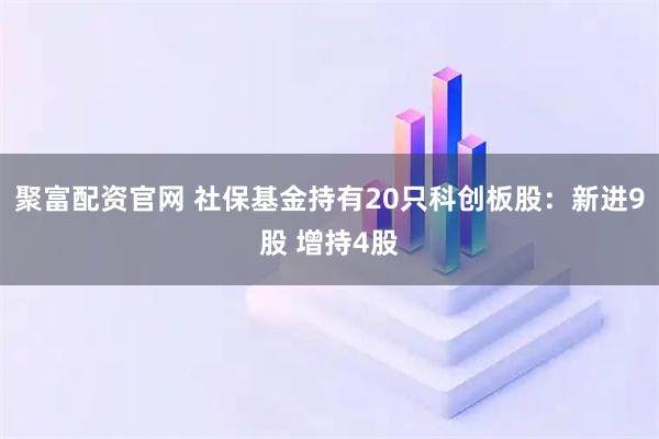 聚富配资官网 社保基金持有20只科创板股：新进9股 增持4股